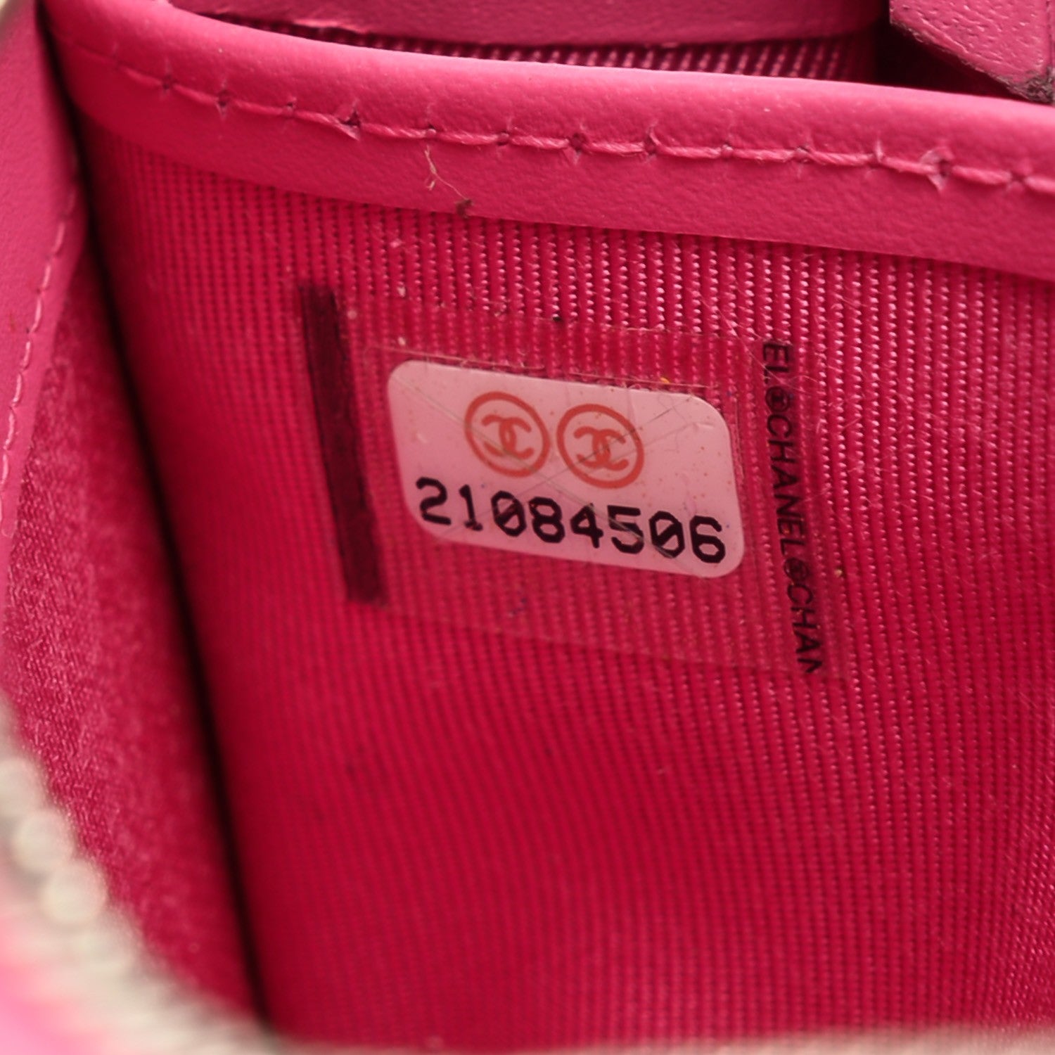 Chanel Caviar Quilted Large Gusset Zip Around Wallet Pink 8 of 8