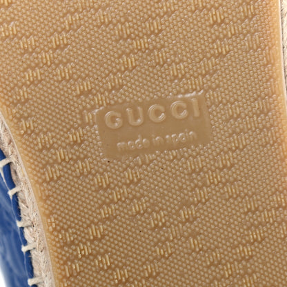 Gucci Microguccissima Signature Espadrilles 37.5 Caspian 6 of 9