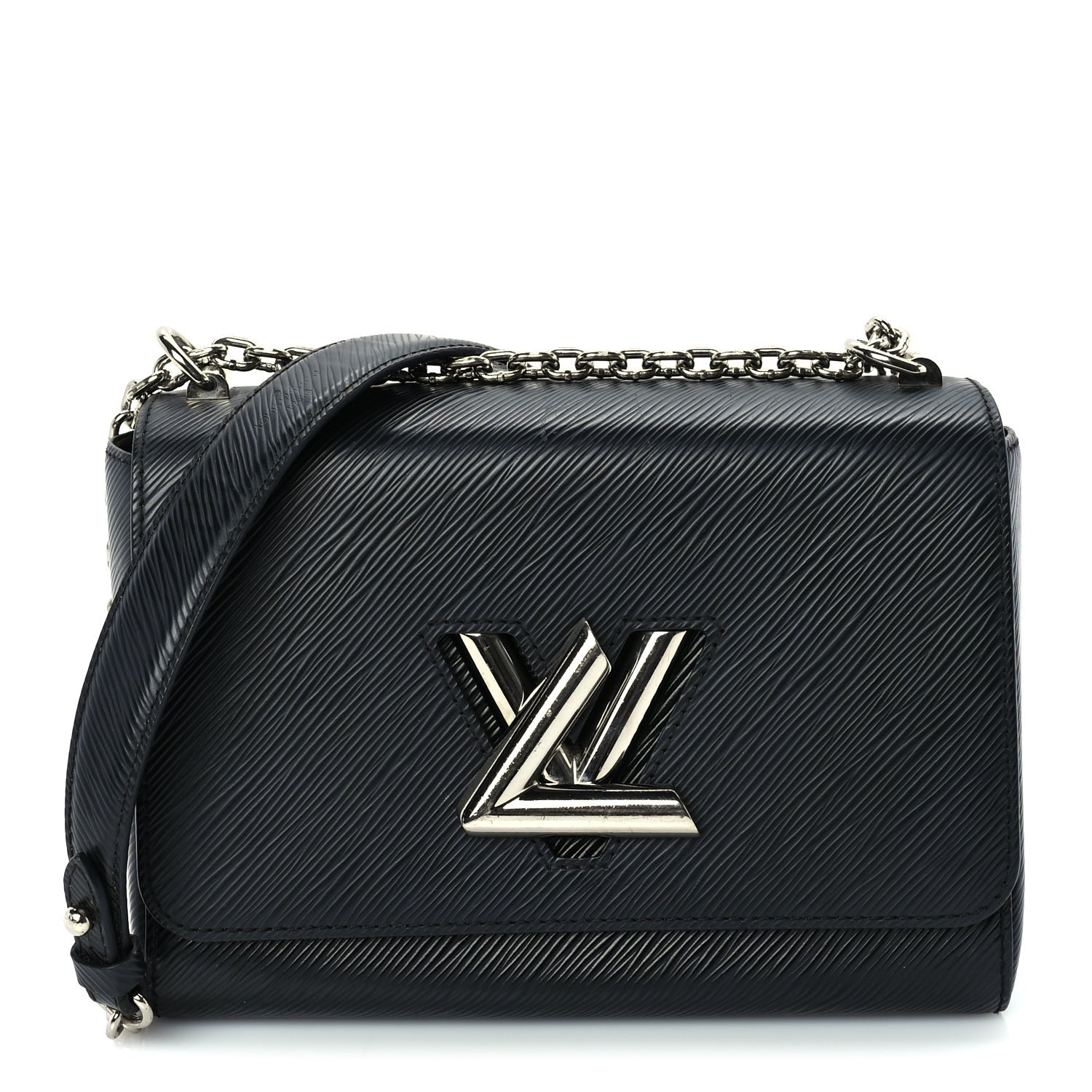 Louis Vuitton Epi Twist Shoulder Bag MM Black 1 of 8