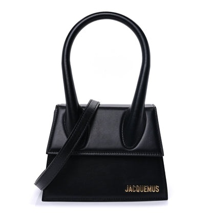 Jacquemus Smooth Calfskin Le Chiquito Moyen  Black 1 of 8