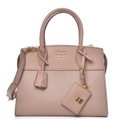 Prada Saffiano City Calf Small Esplanade Tote Cipria 1 of 8
