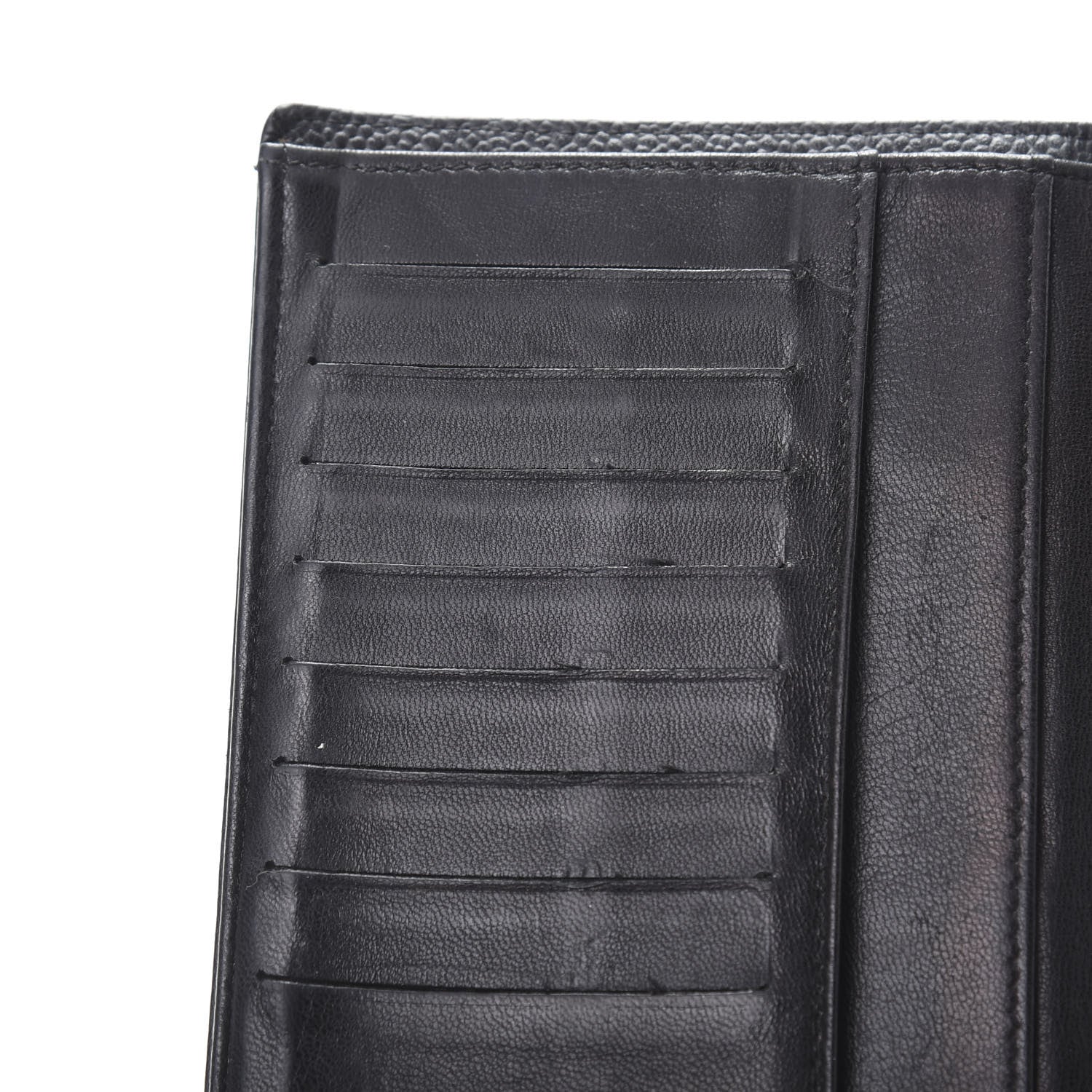 Chanel Caviar Timeless CC Yen Wallet Black 9 of 9