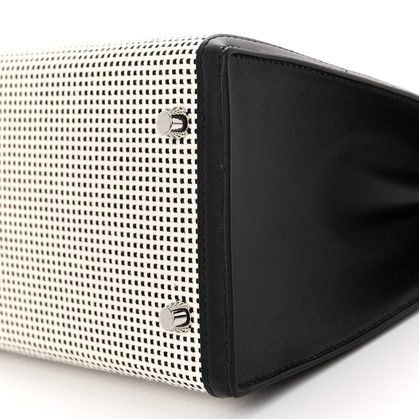 Toile Quadrille Swift Kelly Sellier 28 Ecru White Black