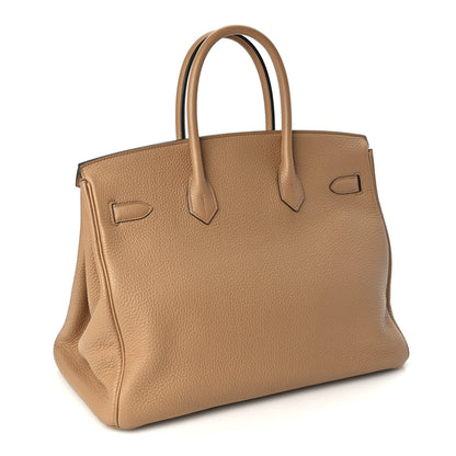 Hermes Taurillon Clemence Birkin 35 Chai 3 of 10