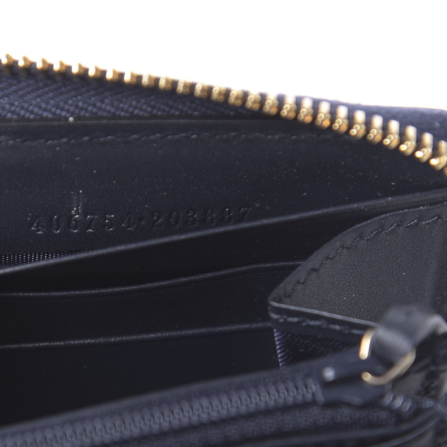 Monogram Web Rania Bee Star Zip Around Wallet Dark Blue
