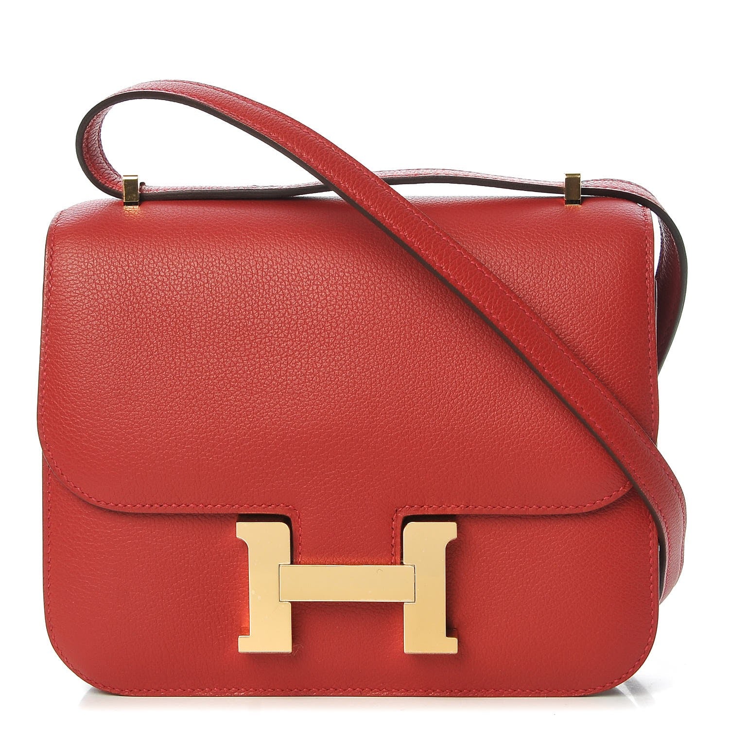 Hermes Evercolor Constance 18 Rouge Casaque 1 of 16