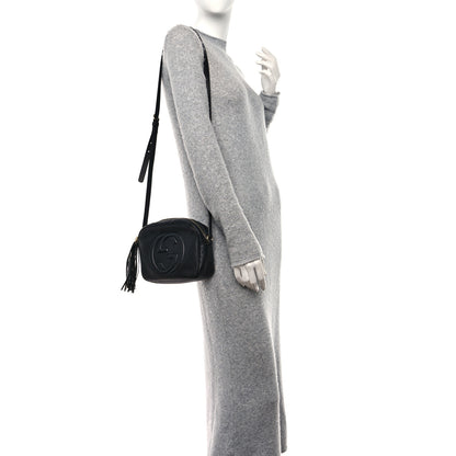 Gucci Pebbled Calfskin Small Soho Disco Bag Black 2 of 17