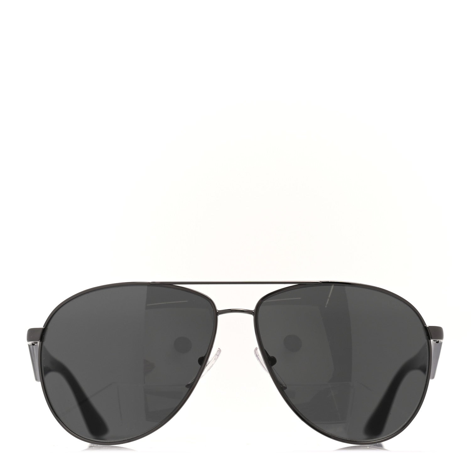 Prada Metal Gradient Aviator Sunglasses SPR53Q Black 2 of 7