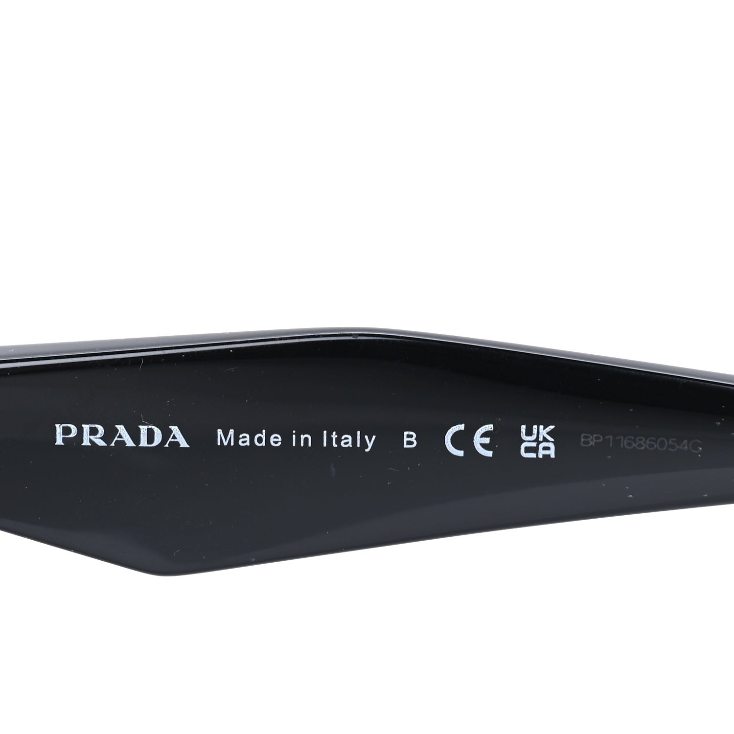 Prada Acetate Symbole Sunglasses SPR 19Z  Black 6 of 7