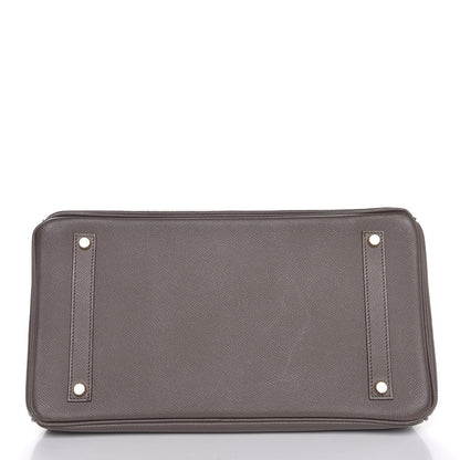 Hermes Epsom Birkin 35 Etain 6 of 33