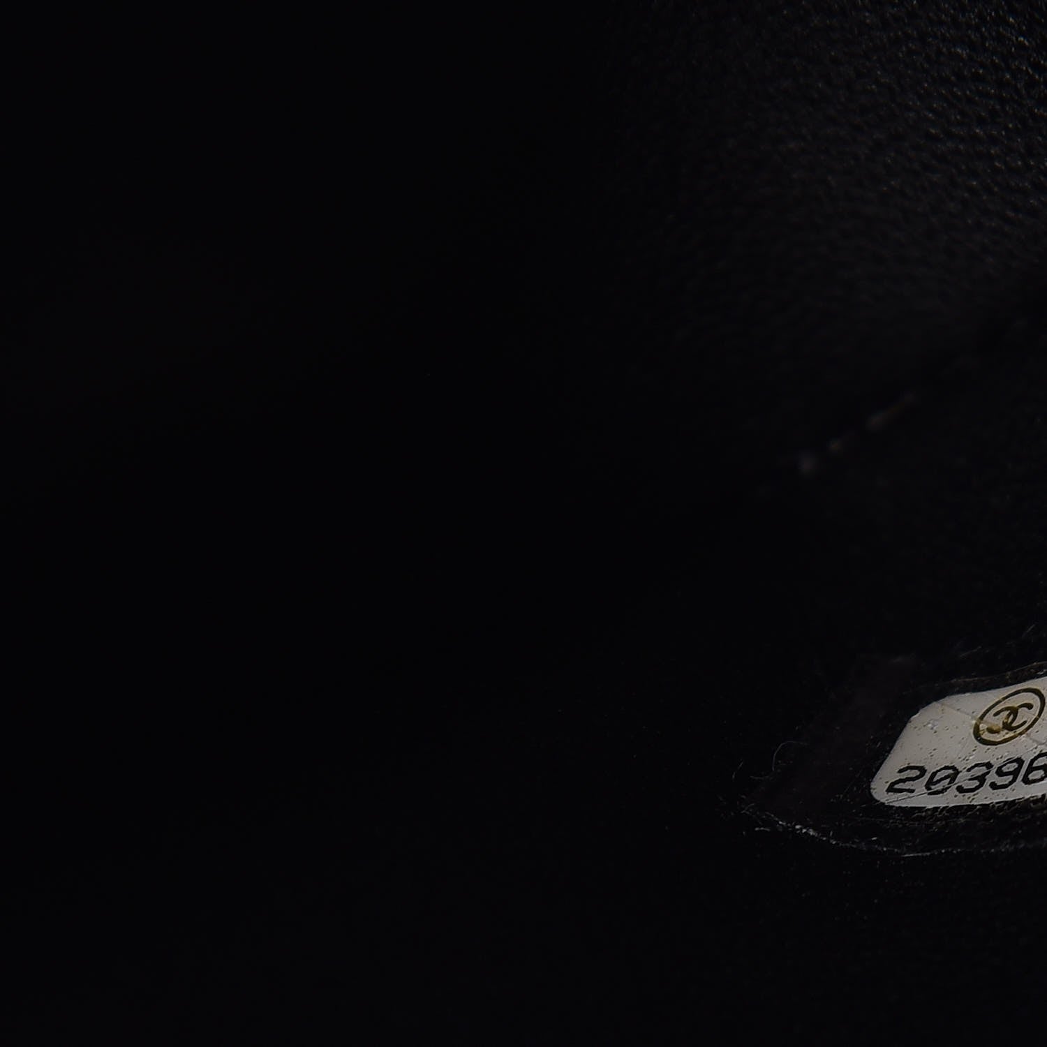 Chanel Shearling Lambskin 100% Clutch Black 7 of 7