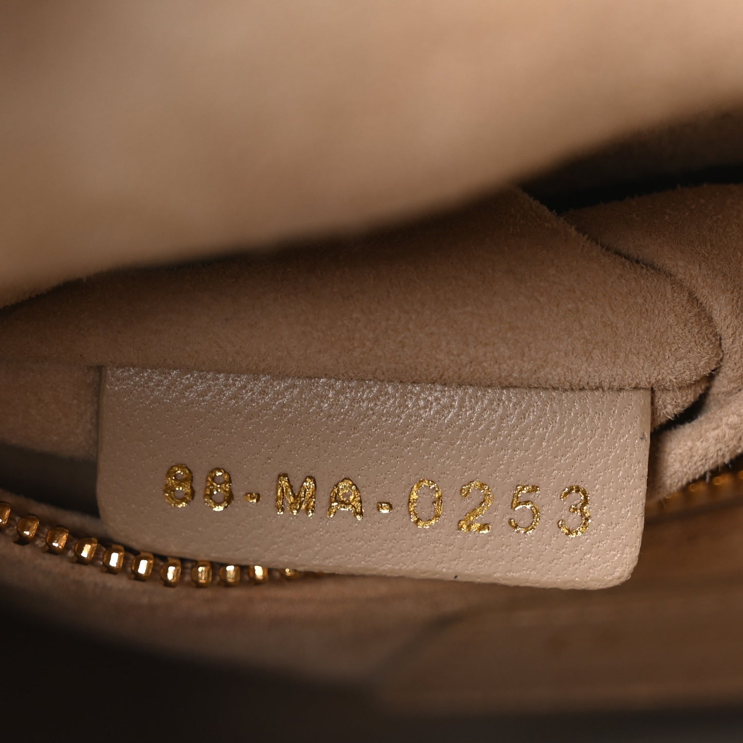 Lambskin Cannage Small My ABCDior Lady Dior Beige