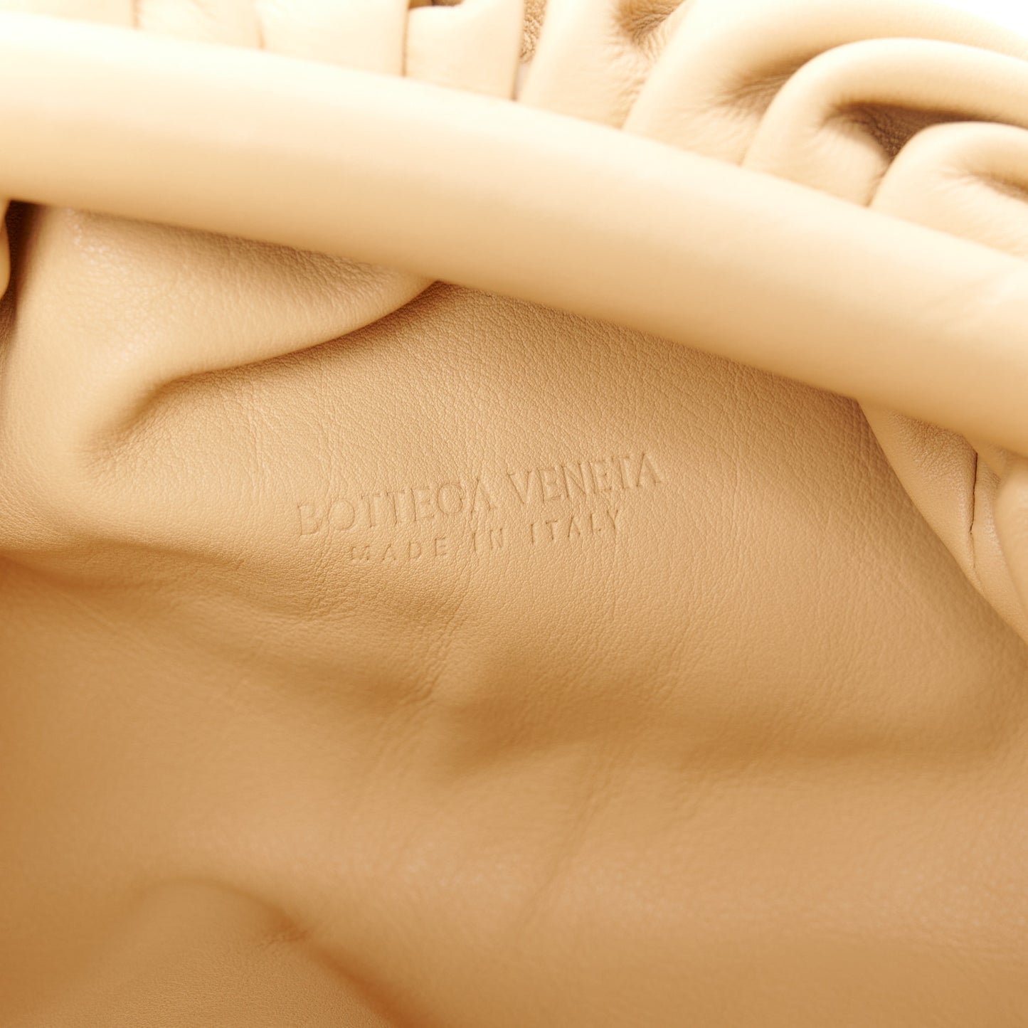 Butter Calfskin The Mini Pouch Almond