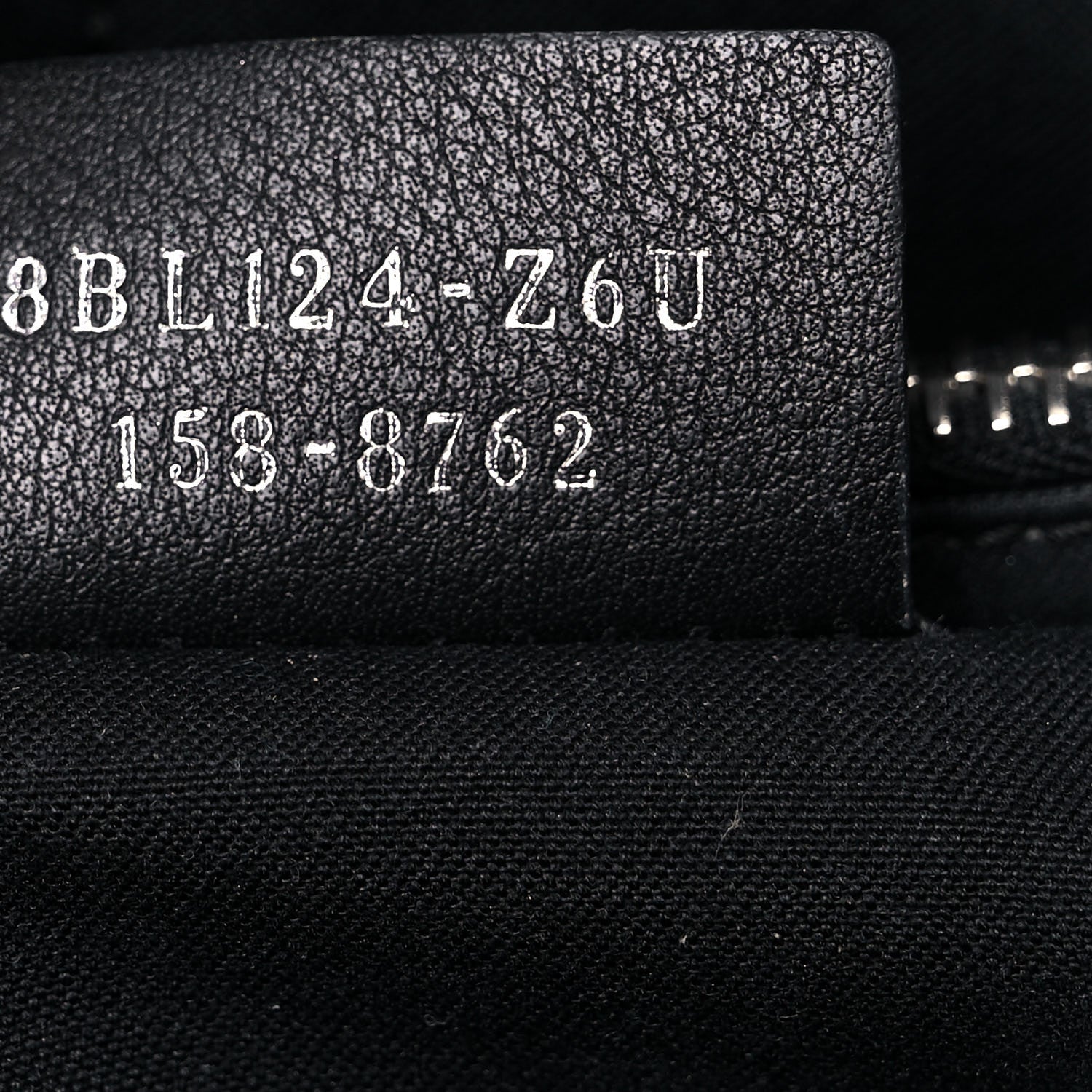 Fendi Vitello Dolce Croc Tail Medium By The Way Boston Bag White Black 7 of 26