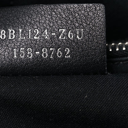 Fendi Vitello Dolce Croc Tail Medium By The Way Boston Bag White Black 7 of 26