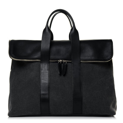 3.1 Phillip Lim Calfskin Canvas 31 Hour Bag Black 1 of 9