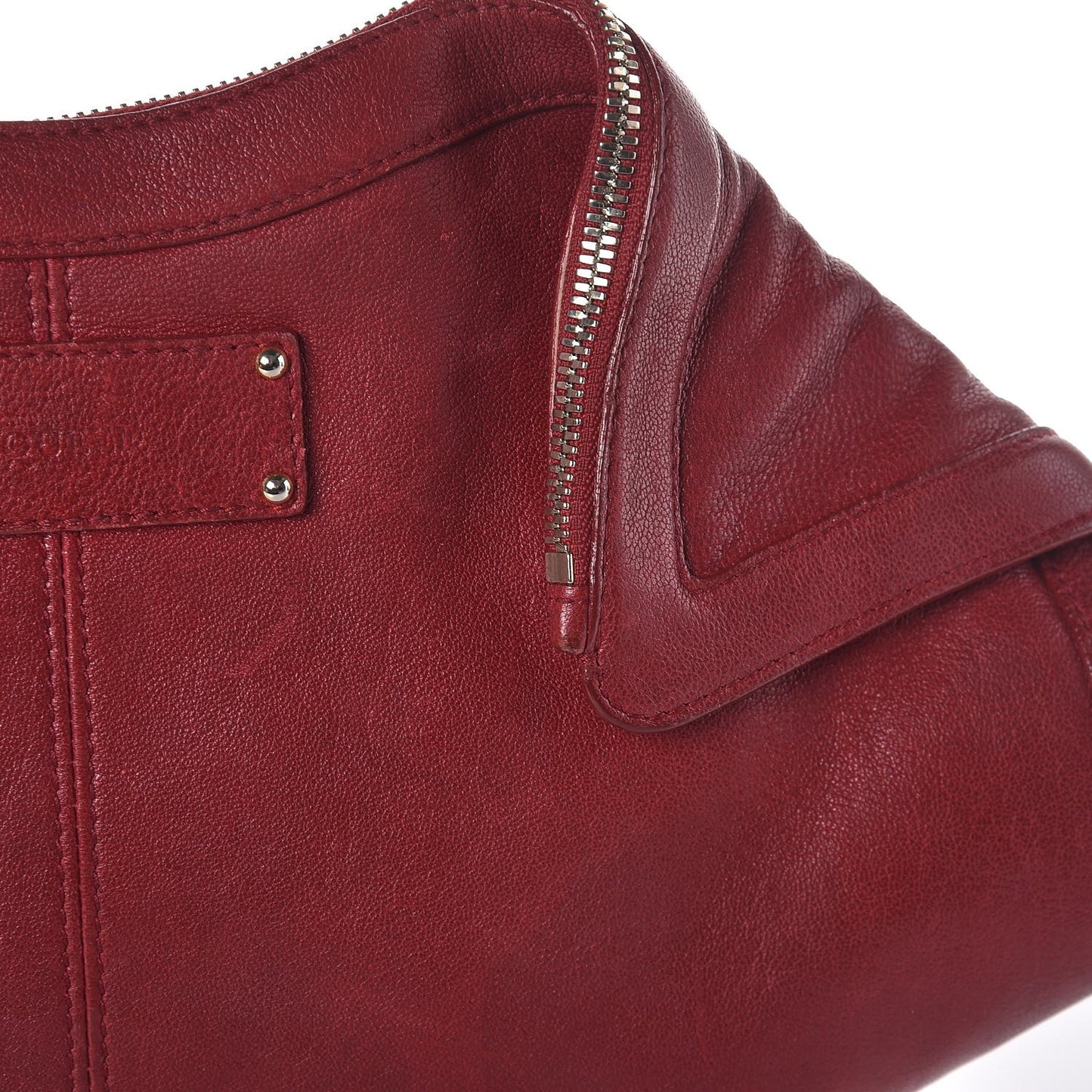 Calfskin De Manta Clutch Red
