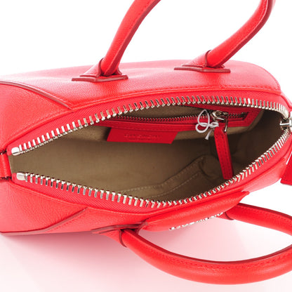Givenchy Sugar Goatskin Mini Antigona Red 7 of 17