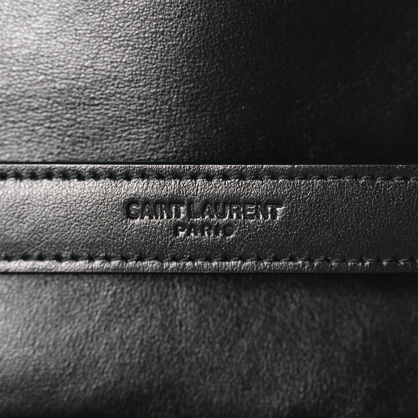 Calfskin Y Quilted Monogram Medium Loulou Chain Satchel Black