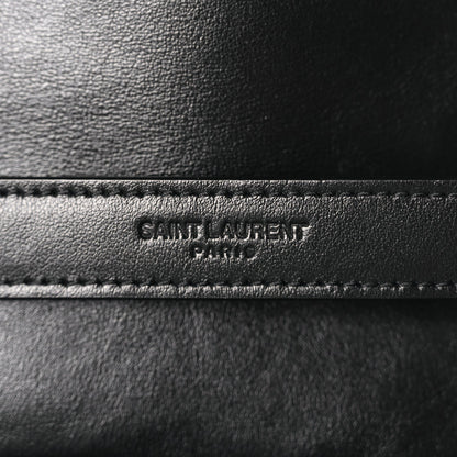 Saint Laurent Calfskin Y Quilted Monogram Medium Loulou Chain Satchel Black 5 of 8