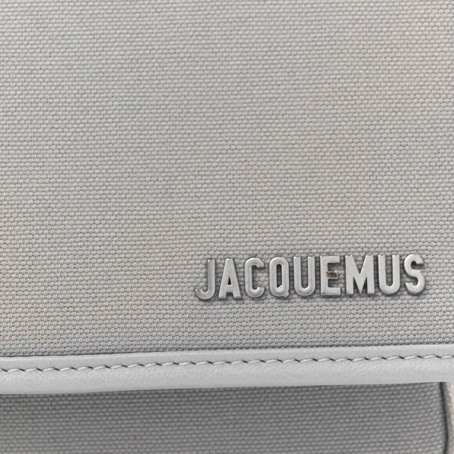 Jacquemus Canvas Le Messageru Bag  Grey 6 of 8