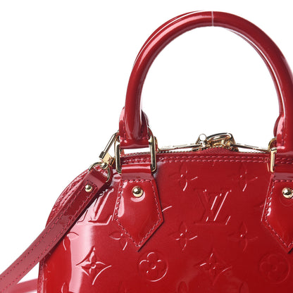 Louis Vuitton Vernis Alma BB Pomme D'Amour 6 of 9