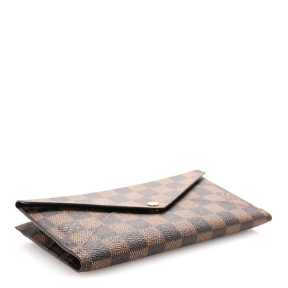 Louis Vuitton Damier Ebene Long Origami Wallet 4 of 6
