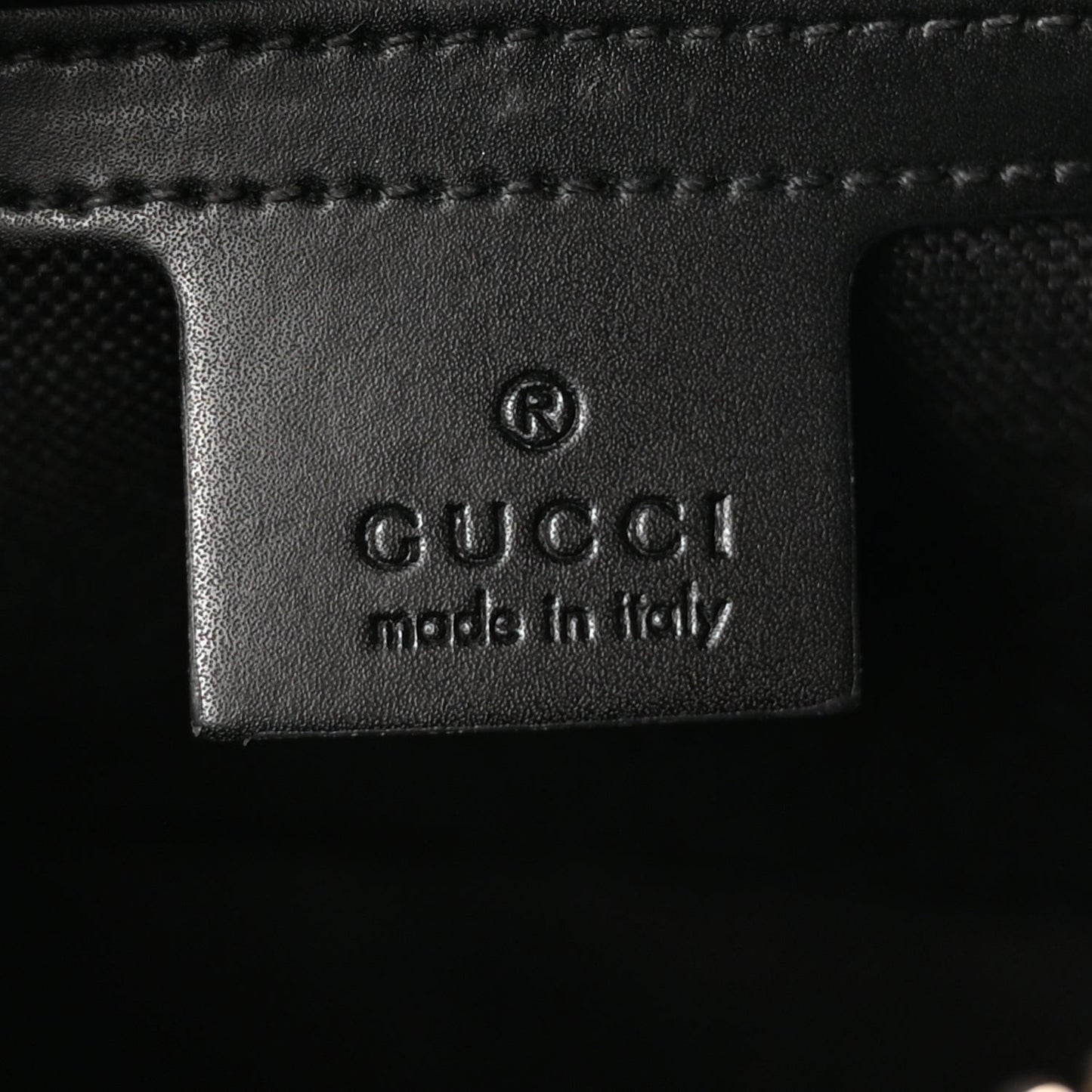 Soft GG Supreme Monogram Web Belt Bag  Black Grey
