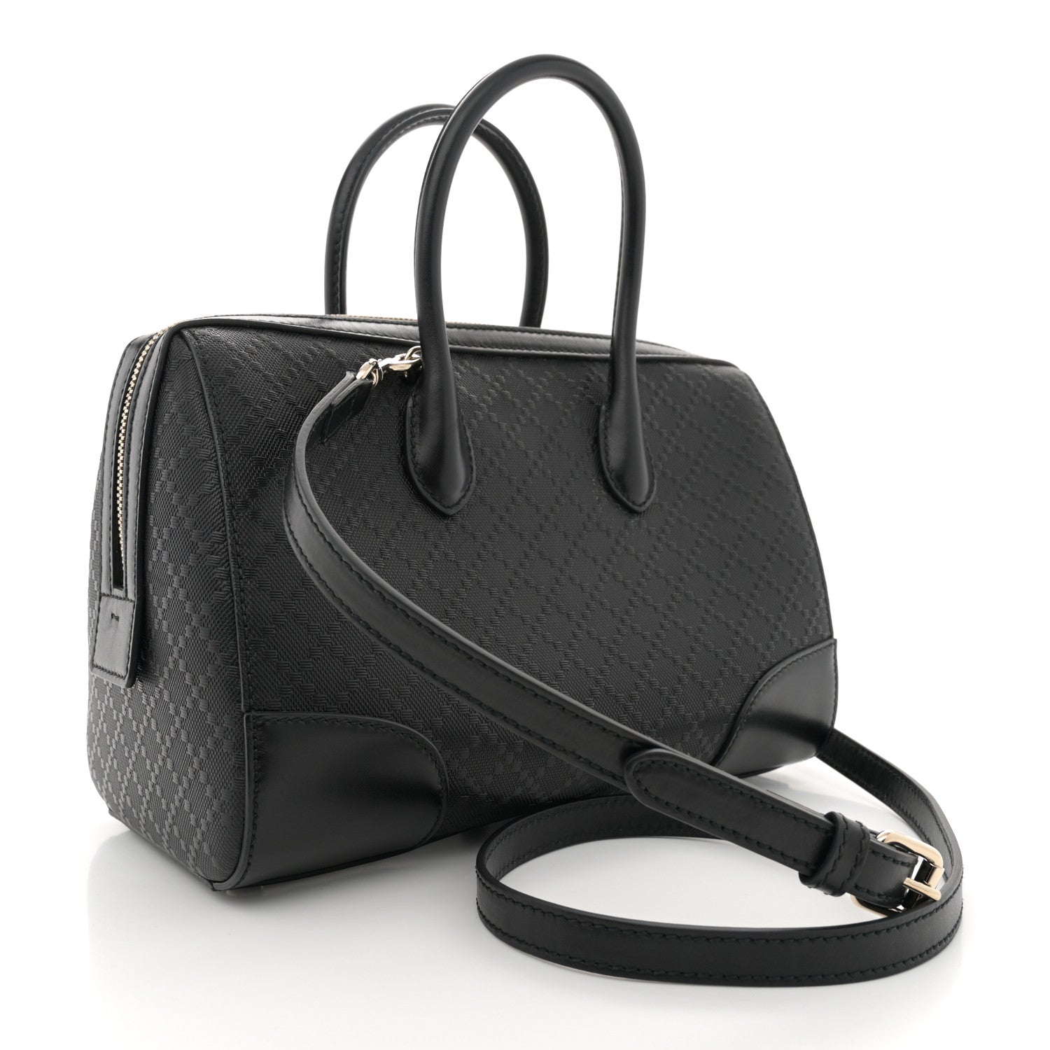 Gucci Hilary Lux Bright Diamante Top Handle Bag Black 3 of 13