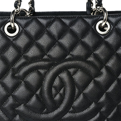Chanel Caviar Quilted Grand Shopping Tote GST  Black 7 of 9