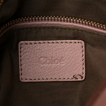 Chloe Calfskin Medium Marcie Round Zip Crossbody Blush Nude 5 of 24
