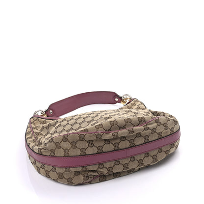 Gucci Monogram Medium GG Twins Hobo Pink 3 of 8