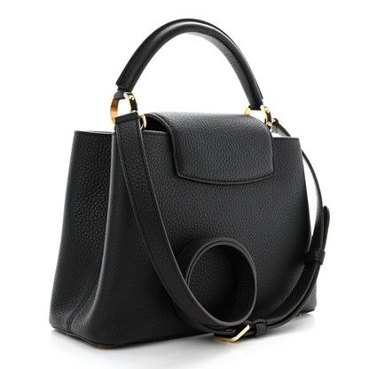 Louis Vuitton Taurillon Capucines BB Black 3 of 9