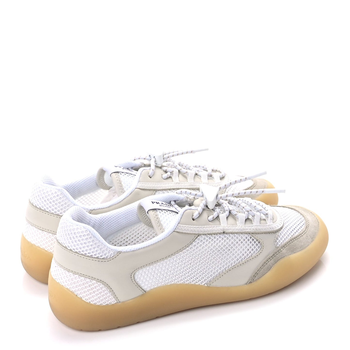 Mesh Rubber Speedrock Sneakers 37  Natural