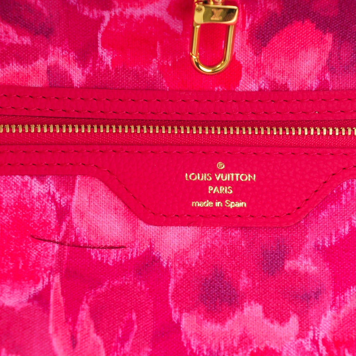 Monogram Articles de Voyage Ikat Neverfull MM Rose Indien