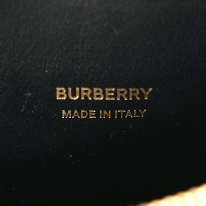 Burberry Grained Calfskin Mini TB Shoulder Pouch Black 5 of 8