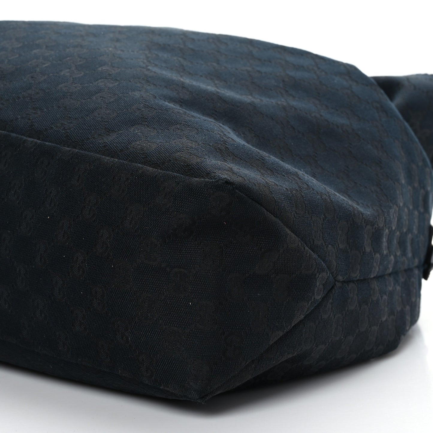 Monogram Large Horsebit Chain Hobo Black