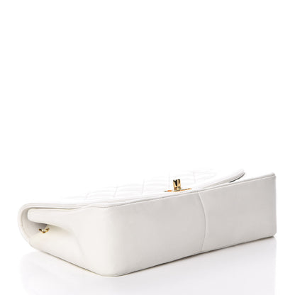 Chanel Lambskin Quilted Medium Single Flap White 4 of 13