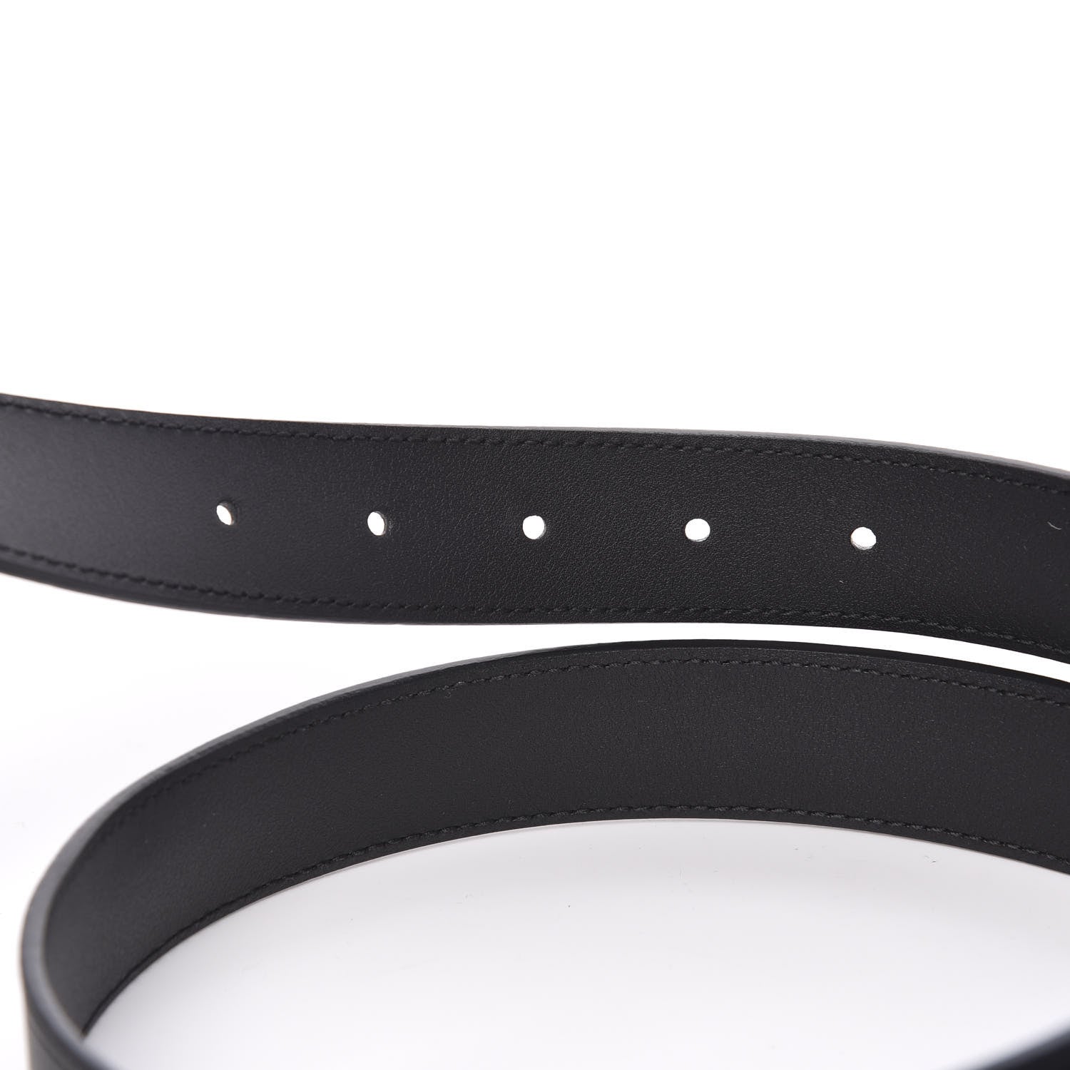 Gucci Calfskin Double G 30mm Belt 90 36 Black 3 of 5