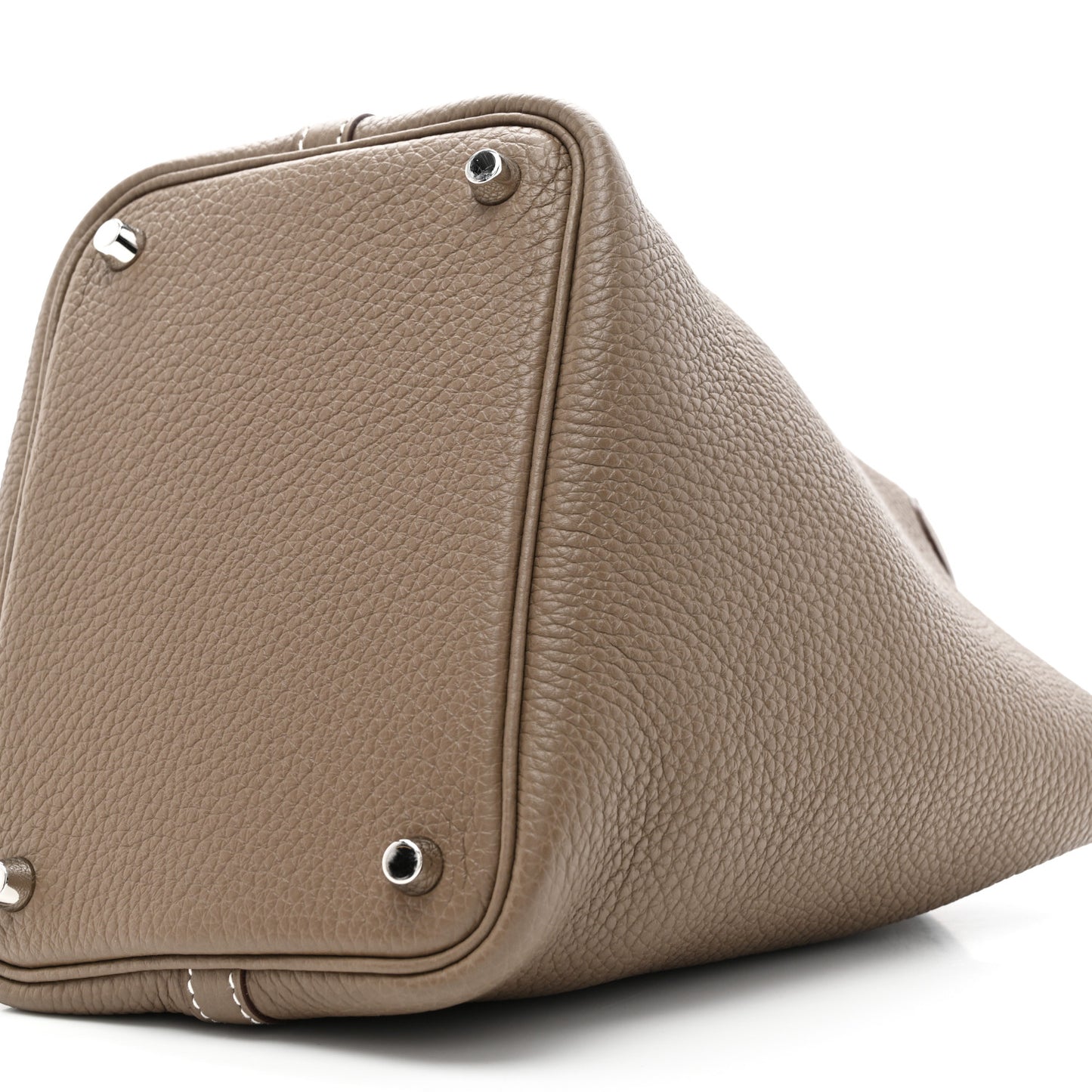 Taurillon Clemence Picotin Lock 18 PM Etoupe