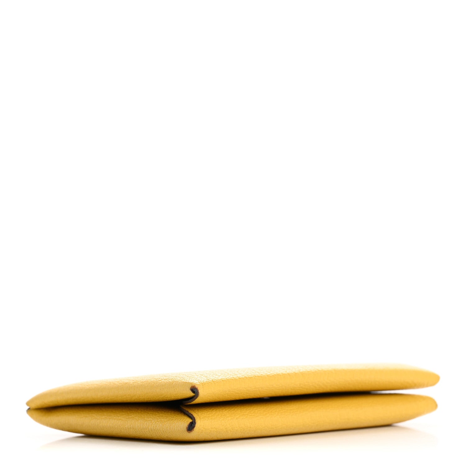 Hermes Chevre Mysore Verso Calvi Card Case Sun Bleu Frida 3 of 10