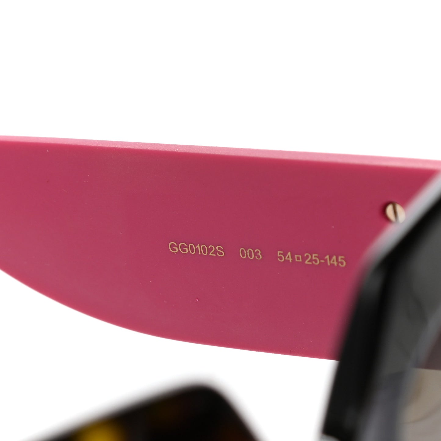 Square Frame GG0102S Sunglasses Glitter Pink Multi