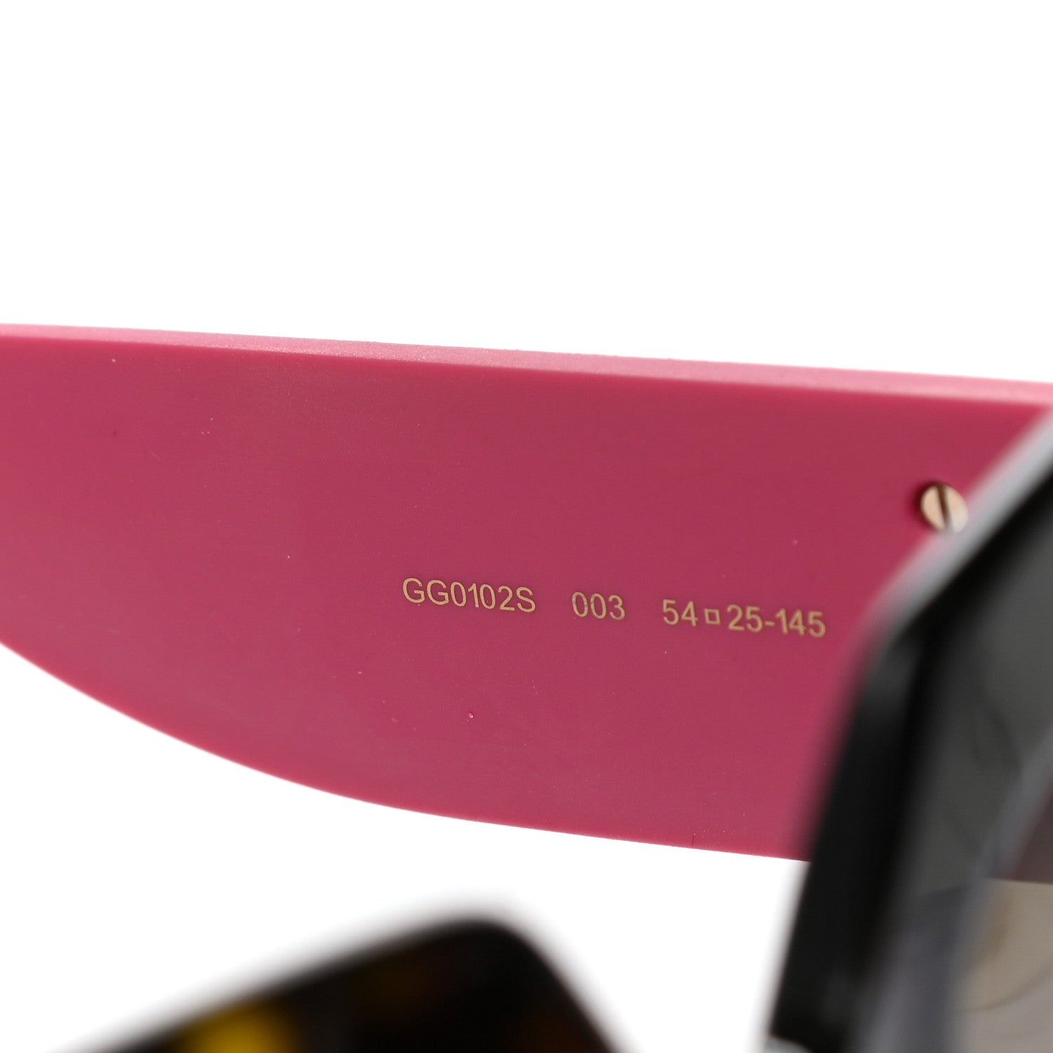 Gucci Square Frame GG0102S Sunglasses Glitter Pink Multi 5 of 7