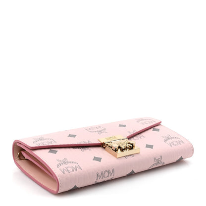 MCM Visetos Large Patricia Wallet On Chain Soft Pink 4 of 7