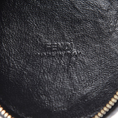 Fendi X FILA Calfskin Mania Backpack Help Bag Charm Black 7 of 12