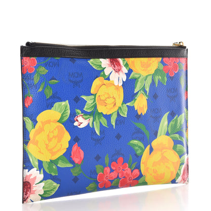 MCM Visetos Flower Print Pouch Multicolor 3 of 9