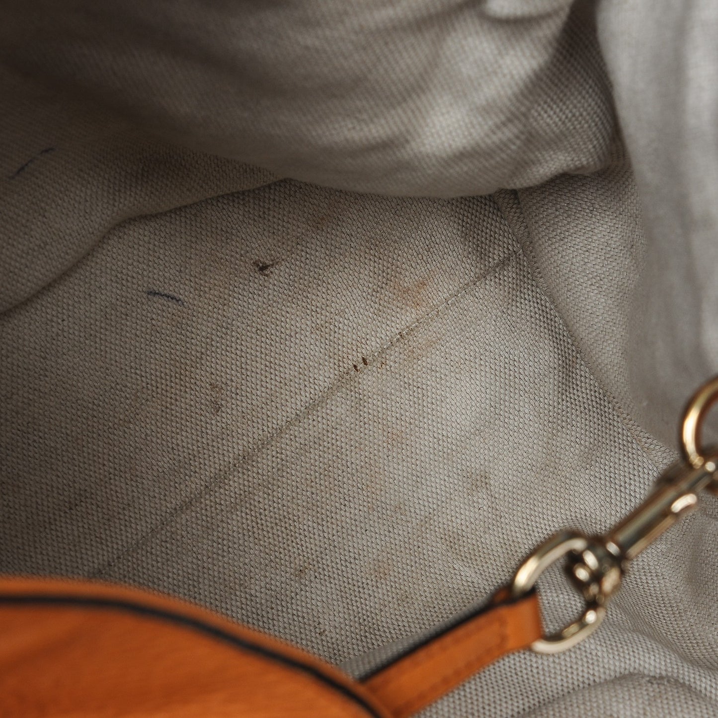 Pebbled Calfskin Medium Soho Shoulder Bag Curcuma