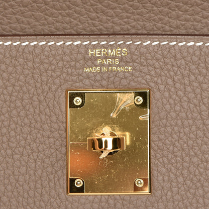 Hermes Togo Kelly Retourne 28 Etoupe 21 of 30
