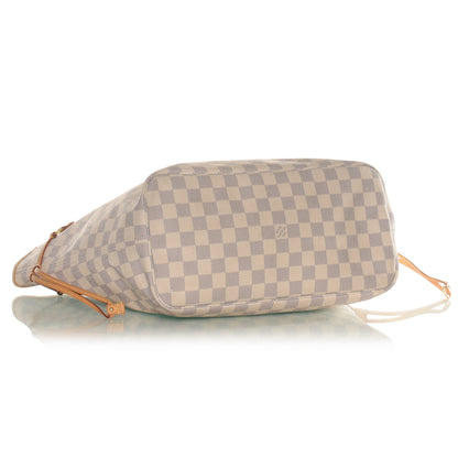 Louis Vuitton Damier Azur Neverfull MM 4 of 7