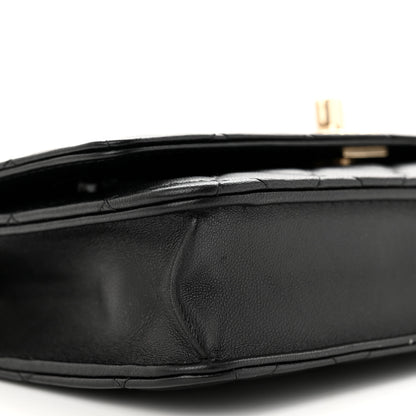 Chanel Lambskin Quilted Trendy CC Wallet On Chain WOC Black 10 of 13